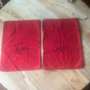 CHRISTIAN LOUBOUTIN Pair of Dustbags -